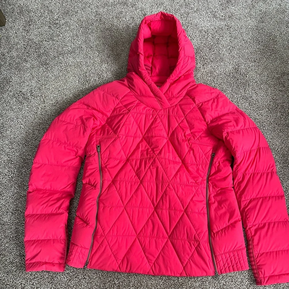 lululemon athletica Pink Hooded Quilted Puffer Jacket